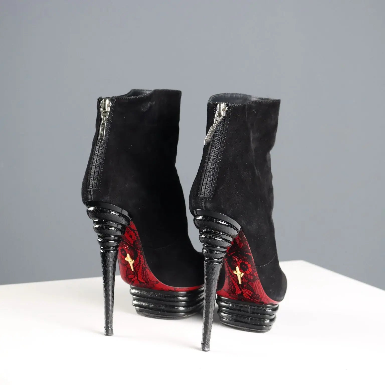 Paciotti Ankle Boots Leather Suede with Heels UK Size 3 Italy - UK Size 3 | Clothing & House Linens | Second hand