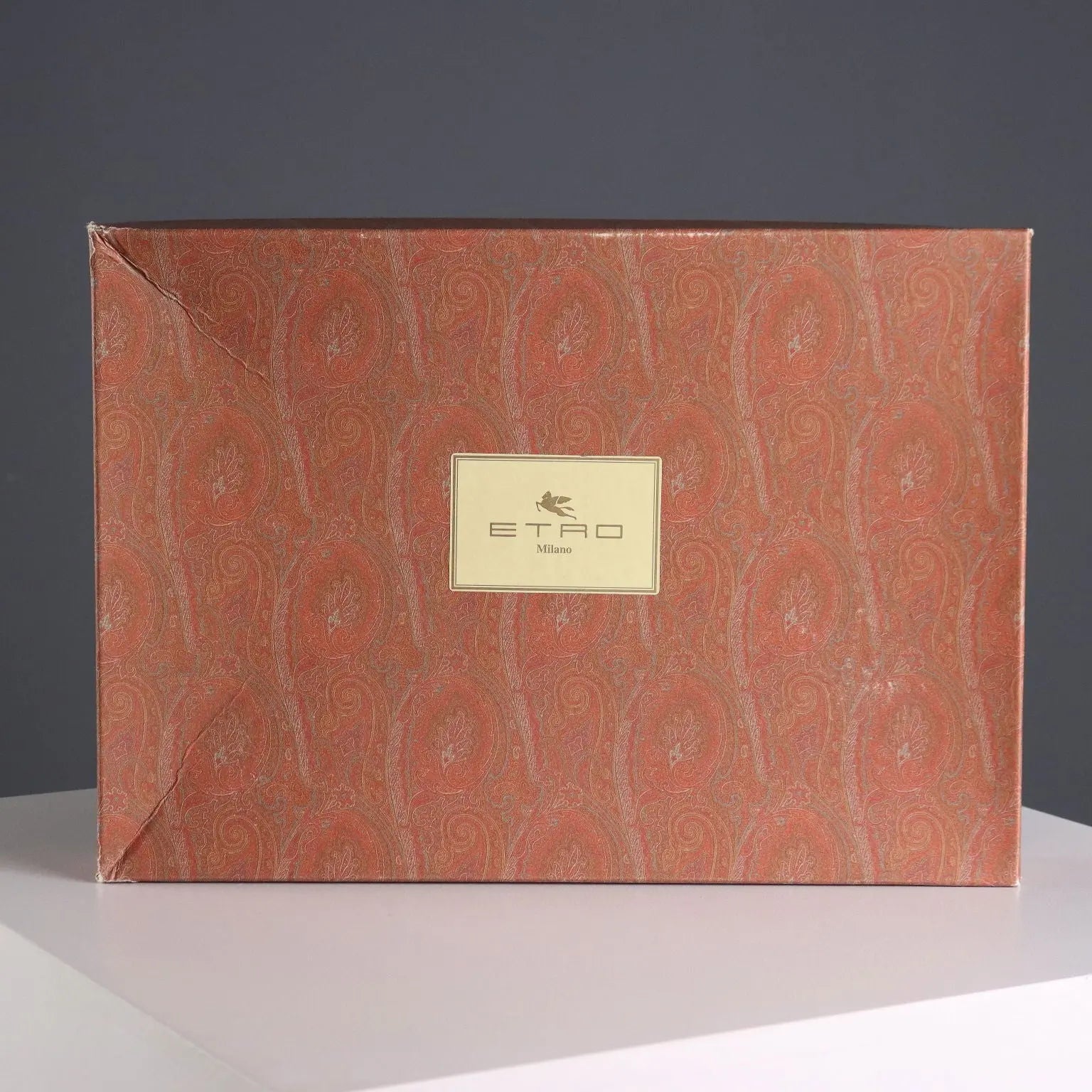 Etro Paisley Cluth Fabric Leather with Box Italy Second Hand - Made In Italy | Clothing | Winter Accessories