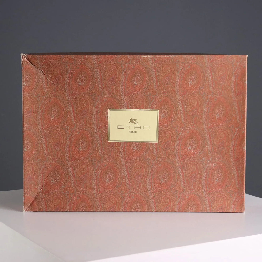 Etro Paisley Cluth Fabric Leather with Box Italy Second Hand - Made In Italy | Clothing | Winter Accessories