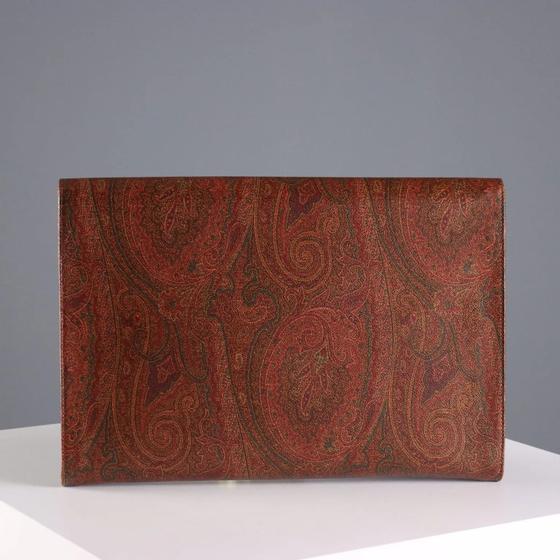 Etro Paisley Cluth Fabric Leather with Box Italy Second Hand - Made In Italy | Clothing | Winter Accessories