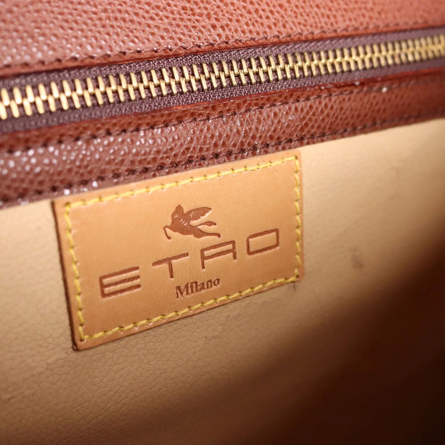 Etro Paisley Cluth Fabric Leather with Box Italy Second Hand - Made In Italy | Clothing | Winter Accessories