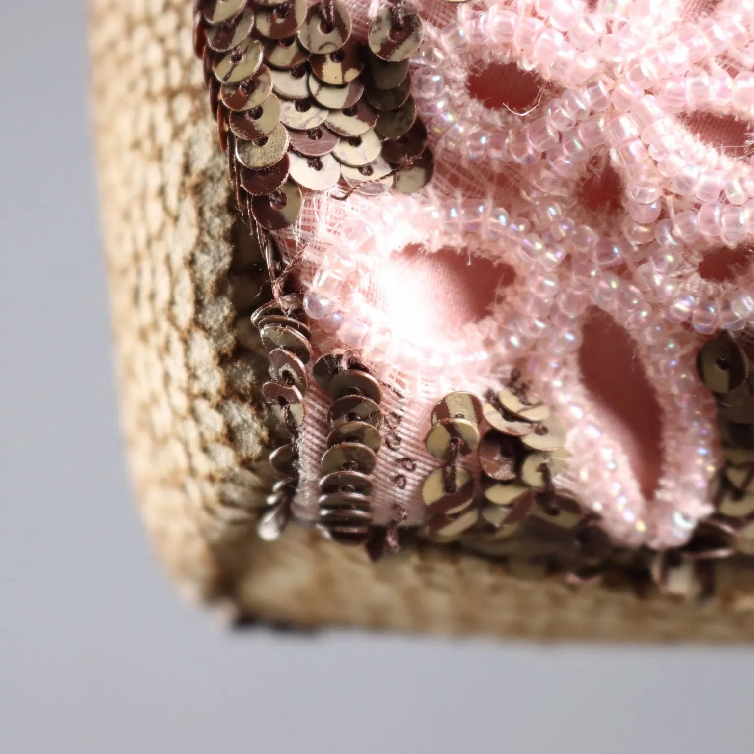Borbonese Mini Bag Leather Paillettes with Dust Bag Pre-Loved | Clothing & House Linens | Second hand
