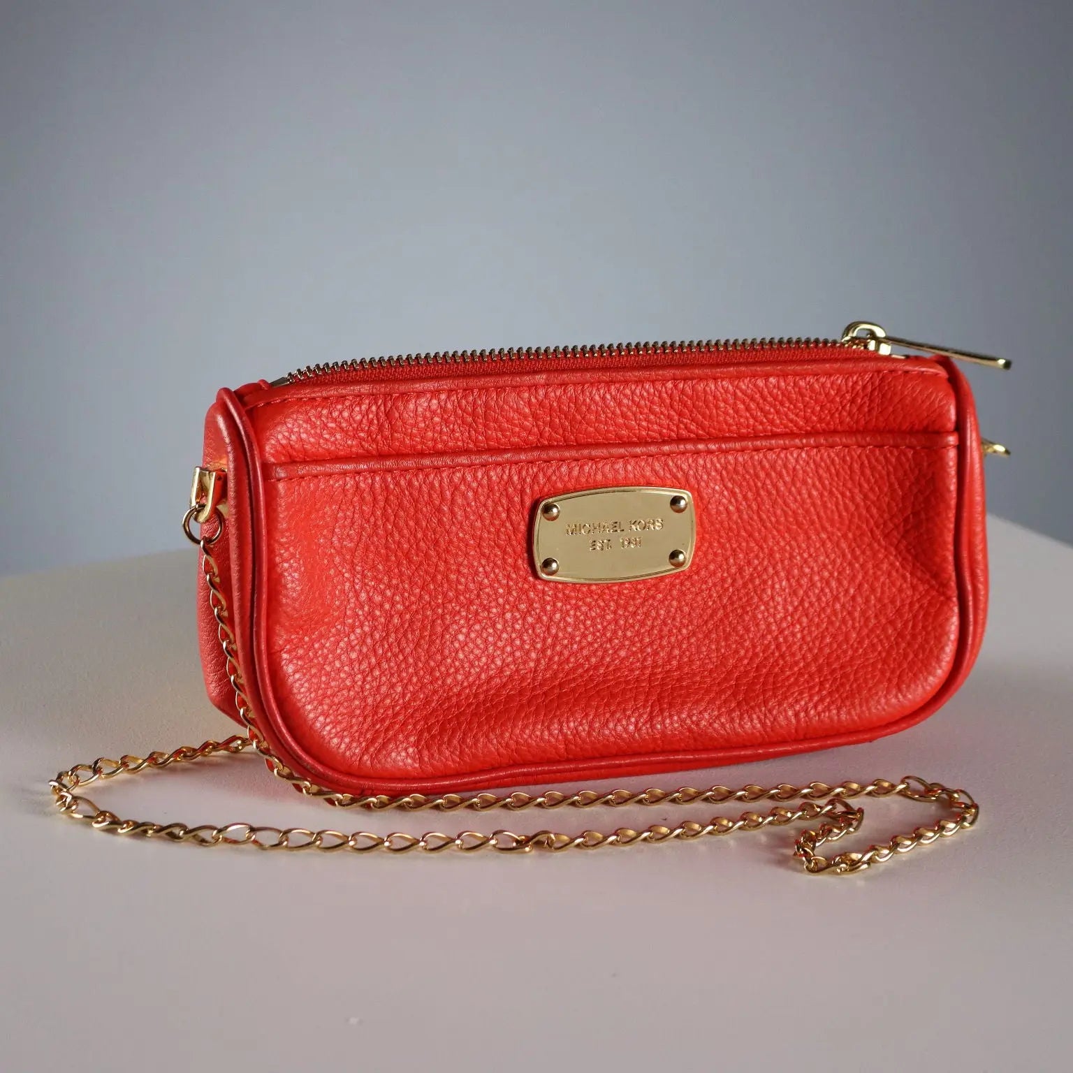 Michael Kors Minibag Red Genuine Leather Second Hand - Genuine Leather | Clothing & House Linens | Second hand