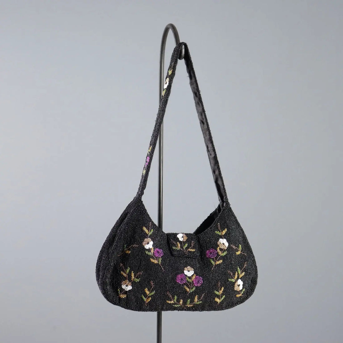 Beaded Floral Bag Polyester Second Hand Clothing Italy | Clothing & House Linens | Second hand