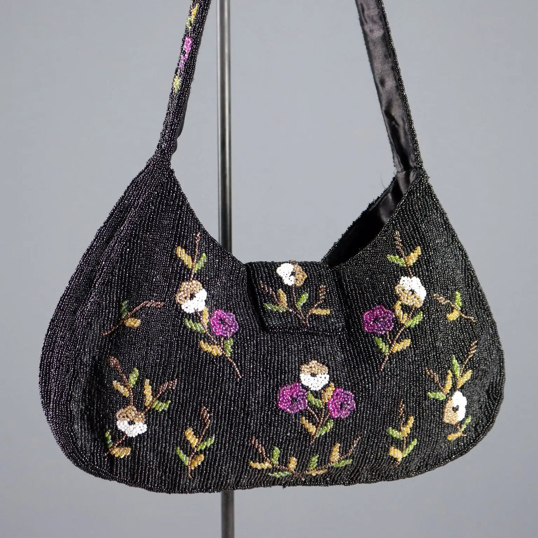 Beaded Floral Bag Polyester Second Hand Clothing Italy | Clothing & House Linens | Second hand