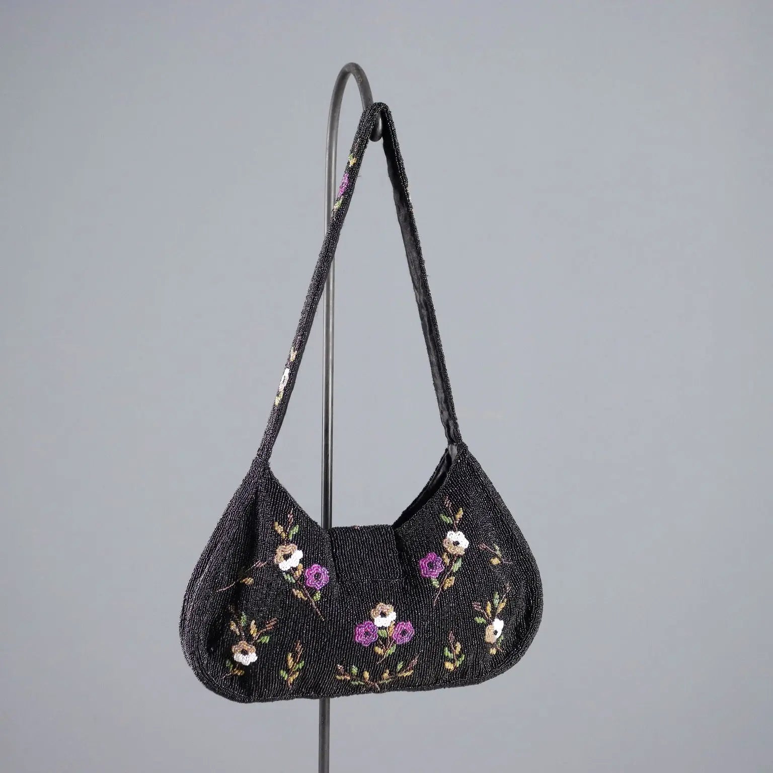 Beaded Floral Bag Polyester Second Hand Clothing Italy | Clothing & House Linens | Second hand