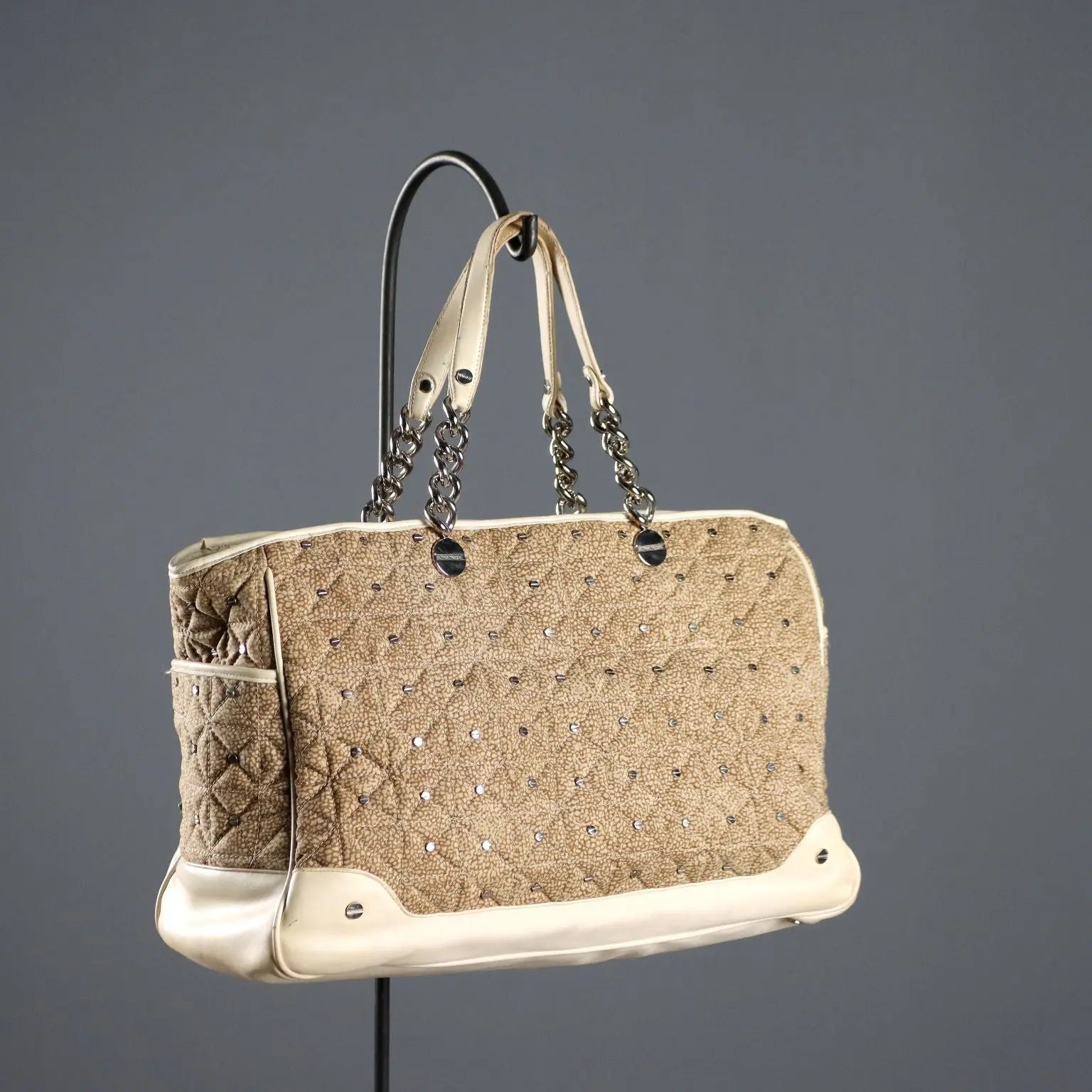 Borbonese Tote Bag Polyester Polyurethane Second Hand Italy | Clothing & House Linens | Second hand