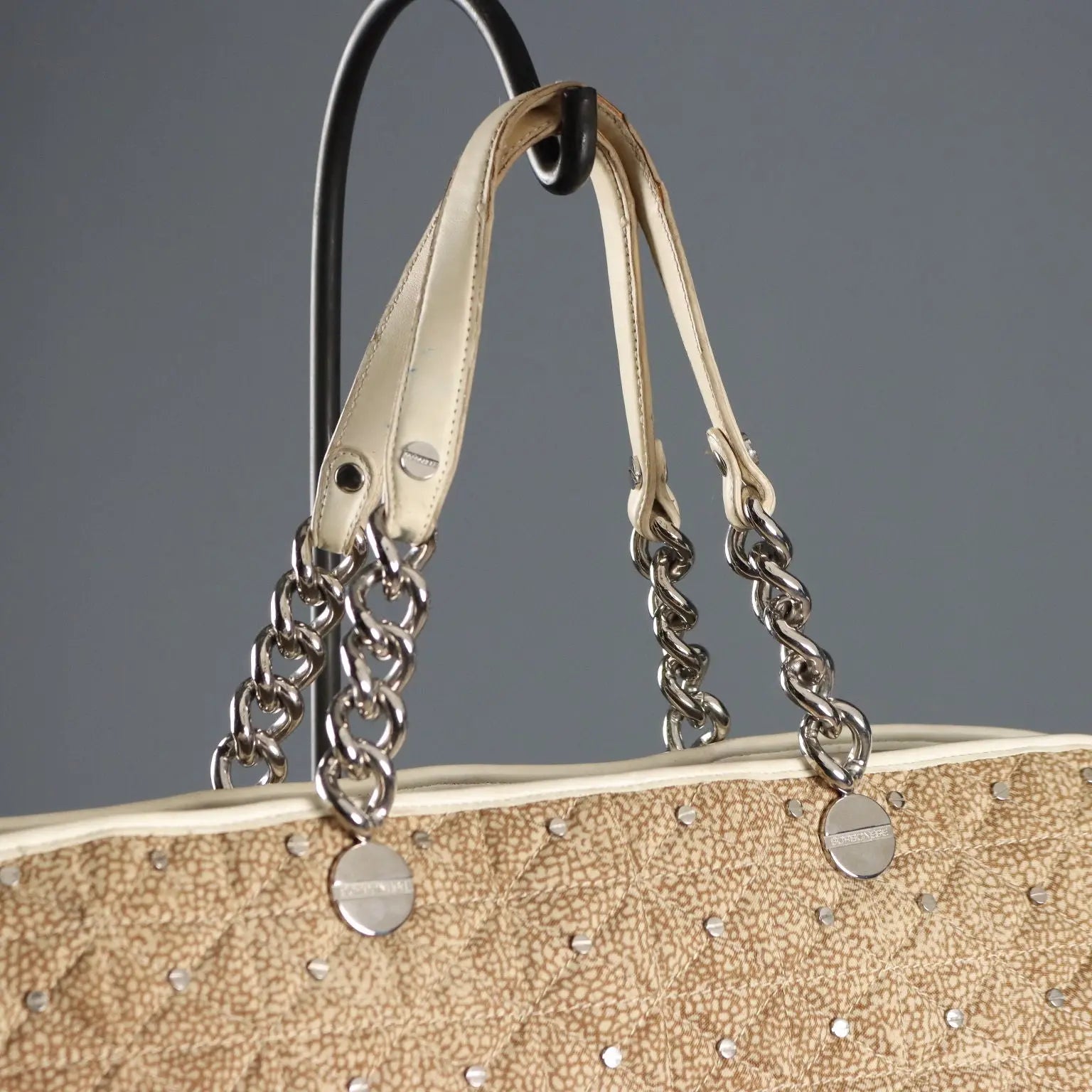 Borbonese Tote Bag Polyester Polyurethane Second Hand Italy | Clothing & House Linens | Second hand
