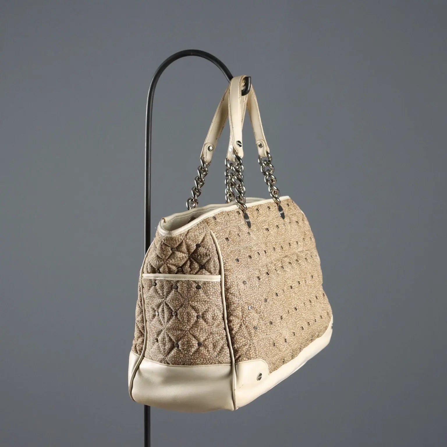 Borbonese Tote Bag Polyester Polyurethane Second Hand Italy | Clothing & House Linens | Second hand