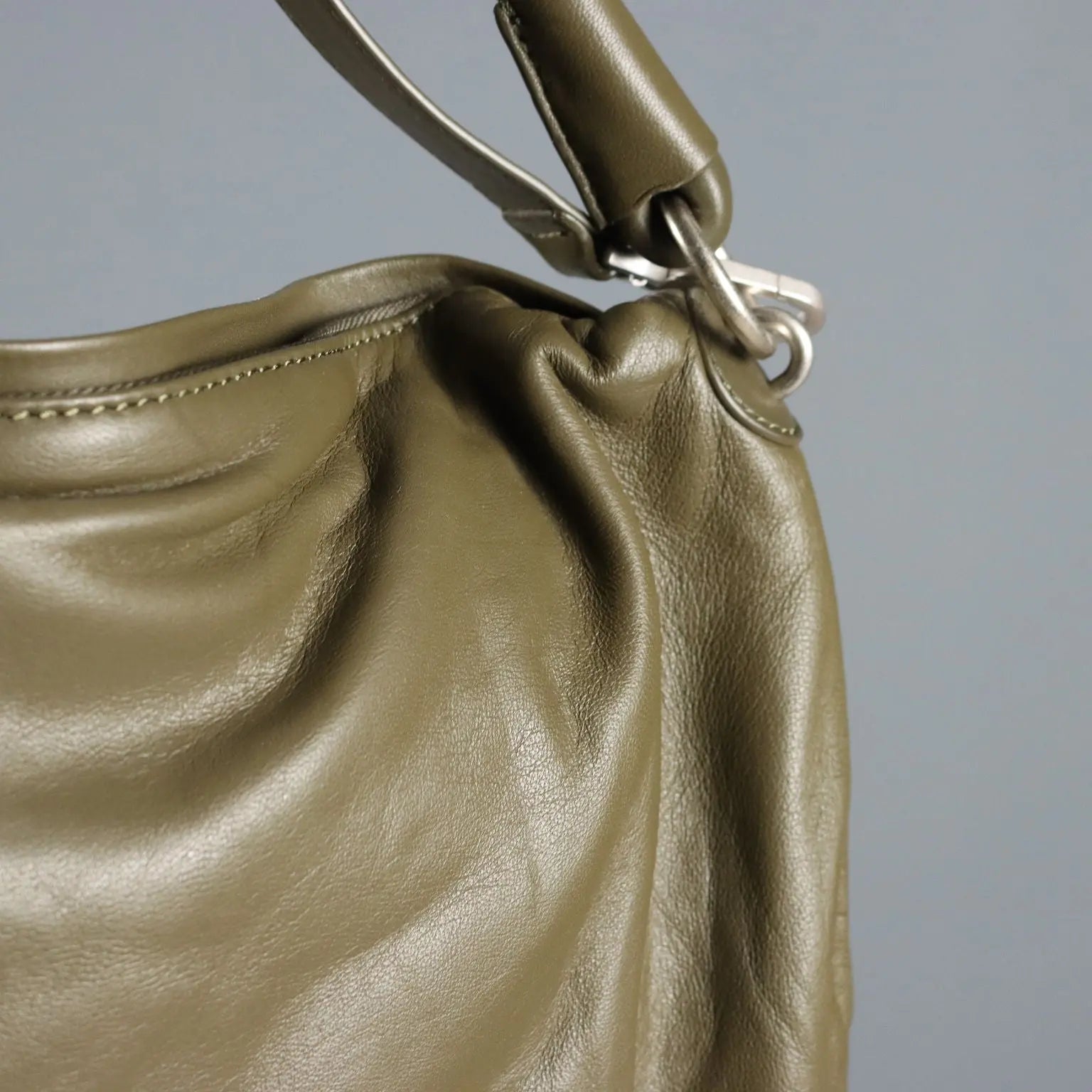 Liebeskind Shoulder Bag Genuine Leather Olive Green Second Hand - Genuine Leather | Clothing & House Linens | Second hand