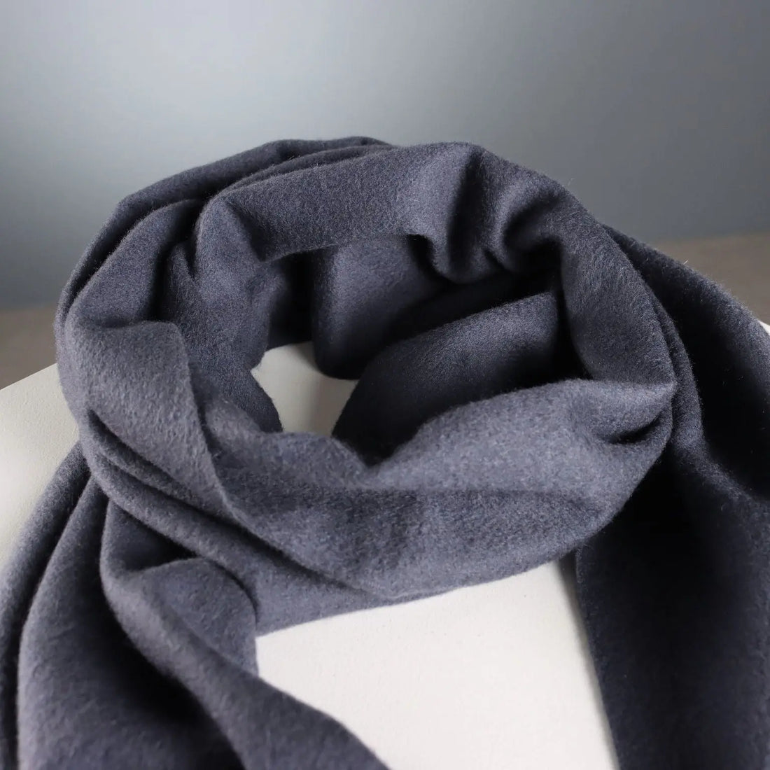 Zegna Cashmere Scarf Anthracite Grey Second Hand