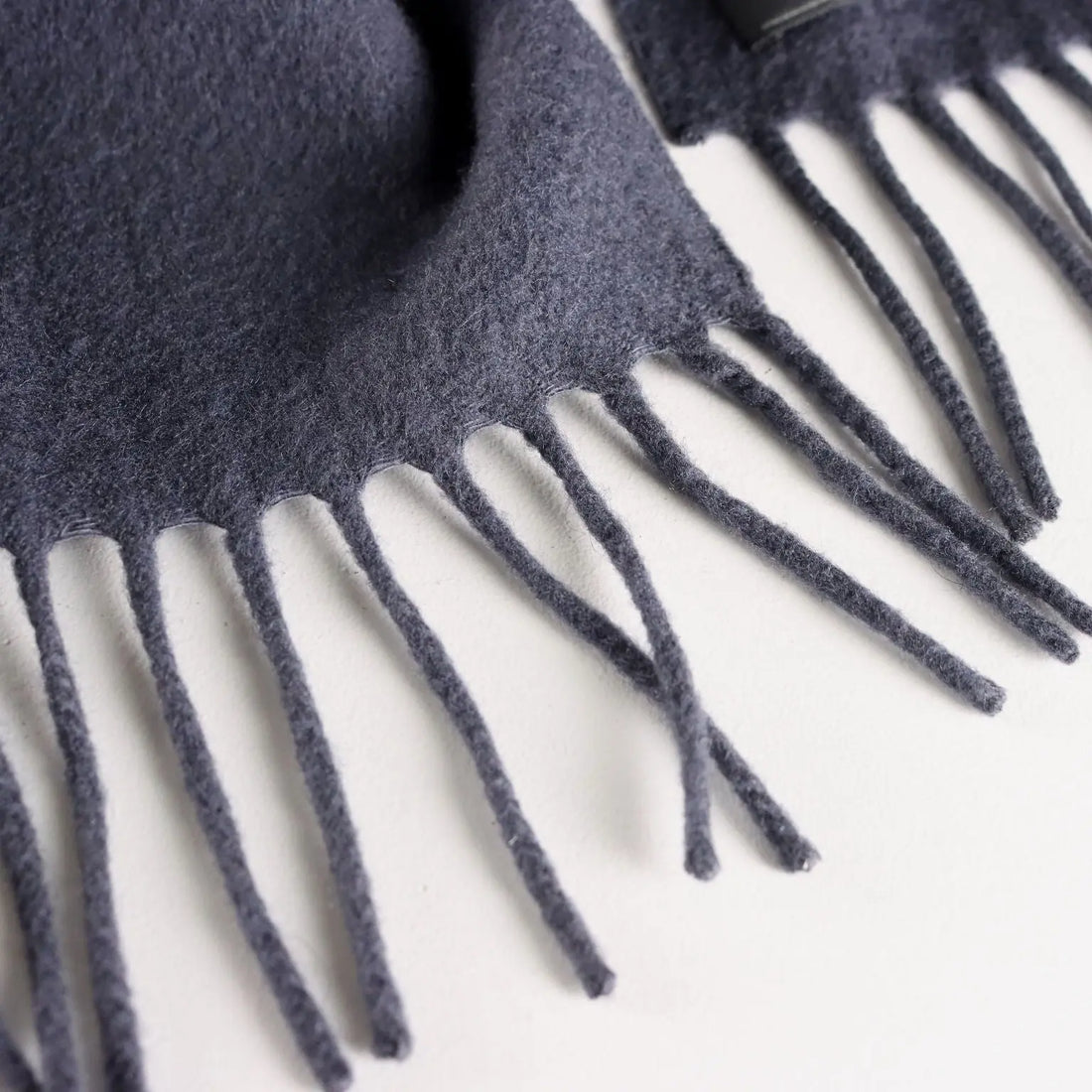 Zegna Cashmere Scarf Anthracite Grey Second Hand