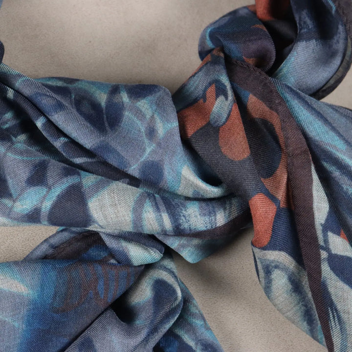 Etro Scarf Abstract Print Mixed Wood Second Hand Italy - Wool Blend | Clothing & House Linens | Second hand