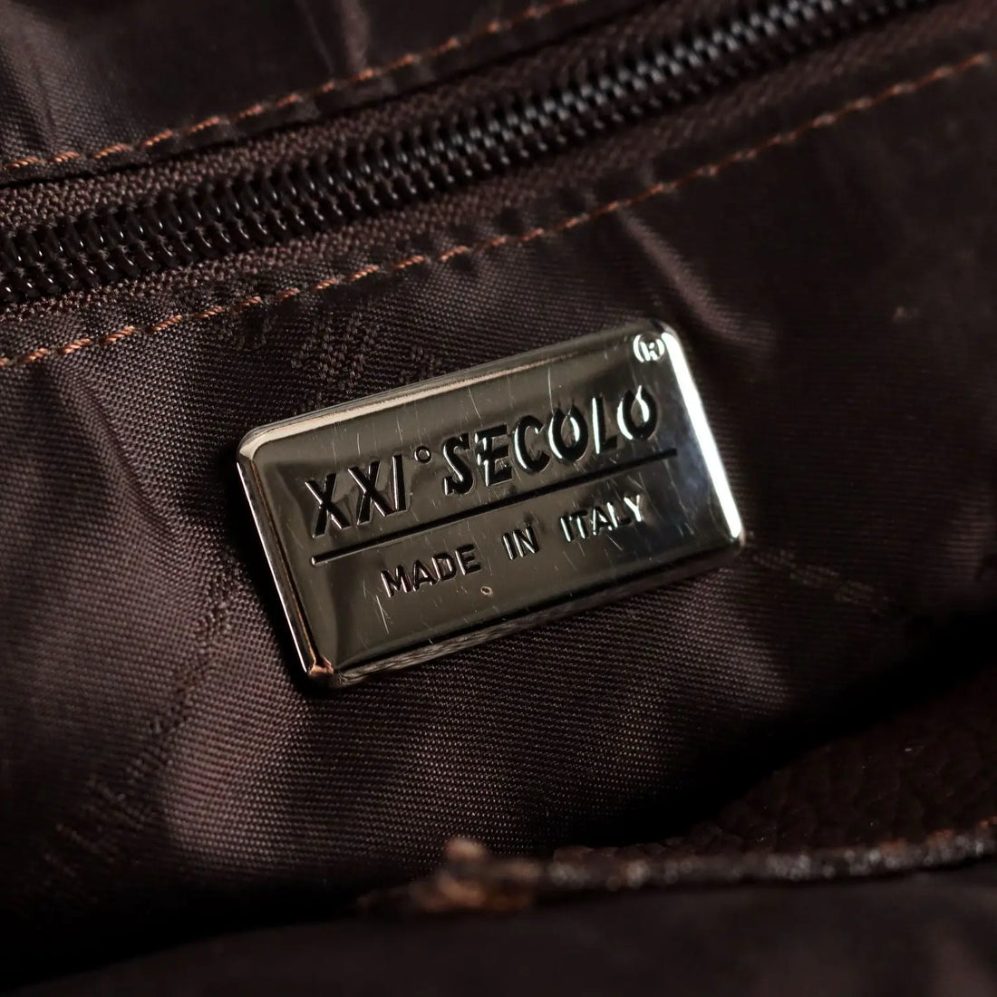 XXI Secolo Quilted Bag Brown Fabric Second Hand Italy - Made In Italy | Clothing & House Linens | Second hand