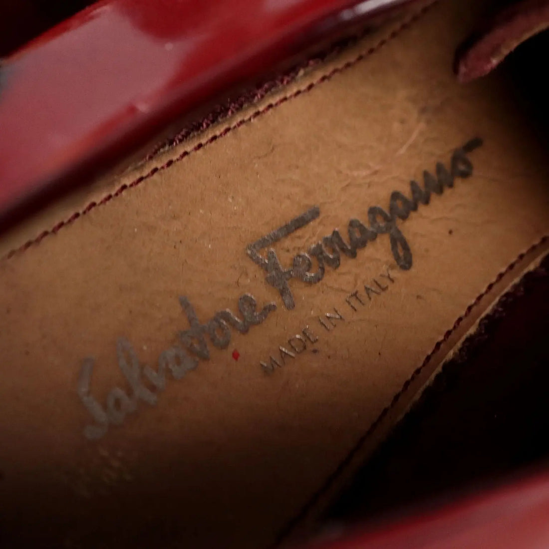 Ferragamo Derby Shoes Burgundy Leather UK Size 6,5 Second Hand - UK Size 6,5 | Clothing & House Linens | Second hand