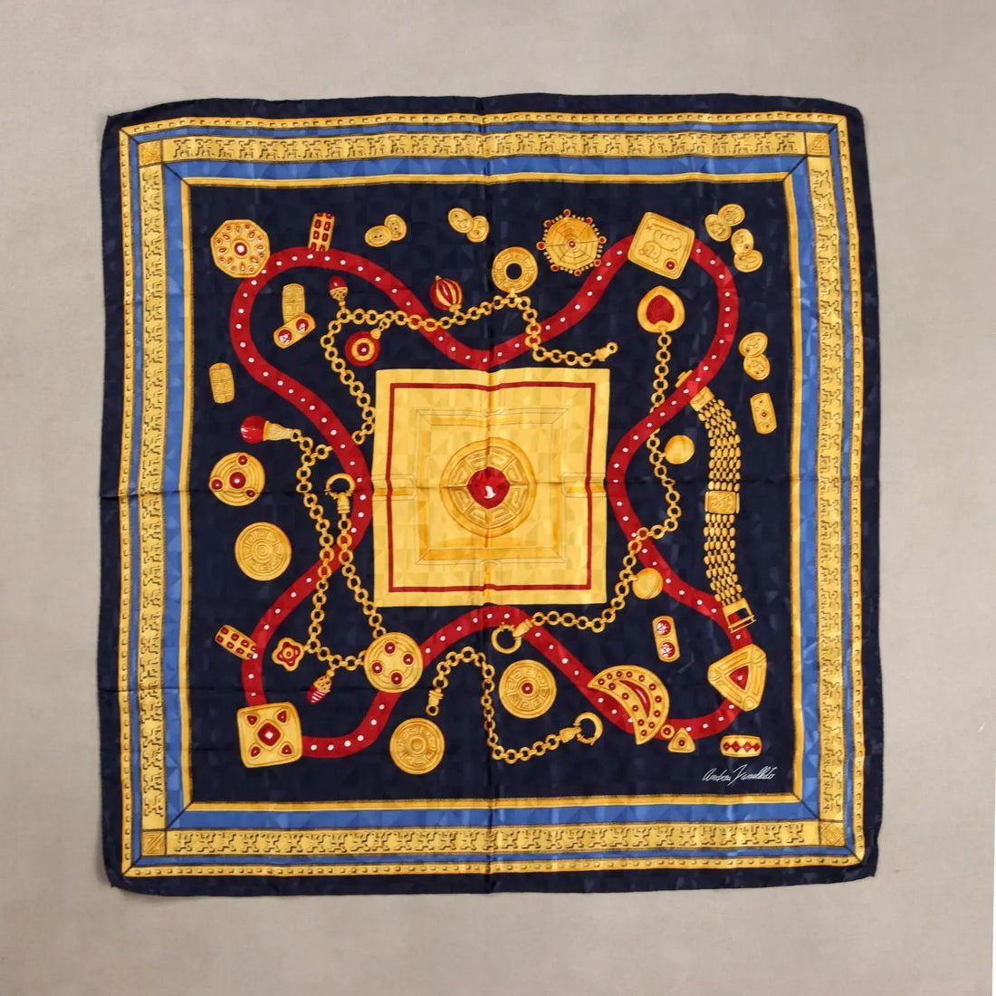 Zanellato Scarf Bijoux Pure Silk Second Hand Italy - Pure Silk | Clothing & House Linens | Second hand