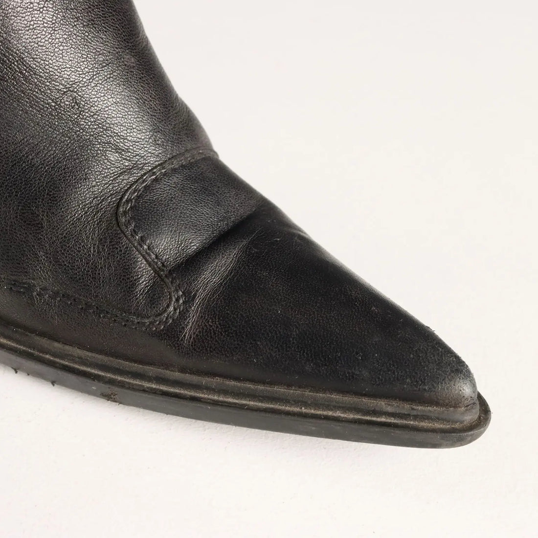 Miu Miu Ankle Boots Black Leather UK Size 4 Second Hand Italy - UK Size 4 | Clothing & House Linens | Second hand