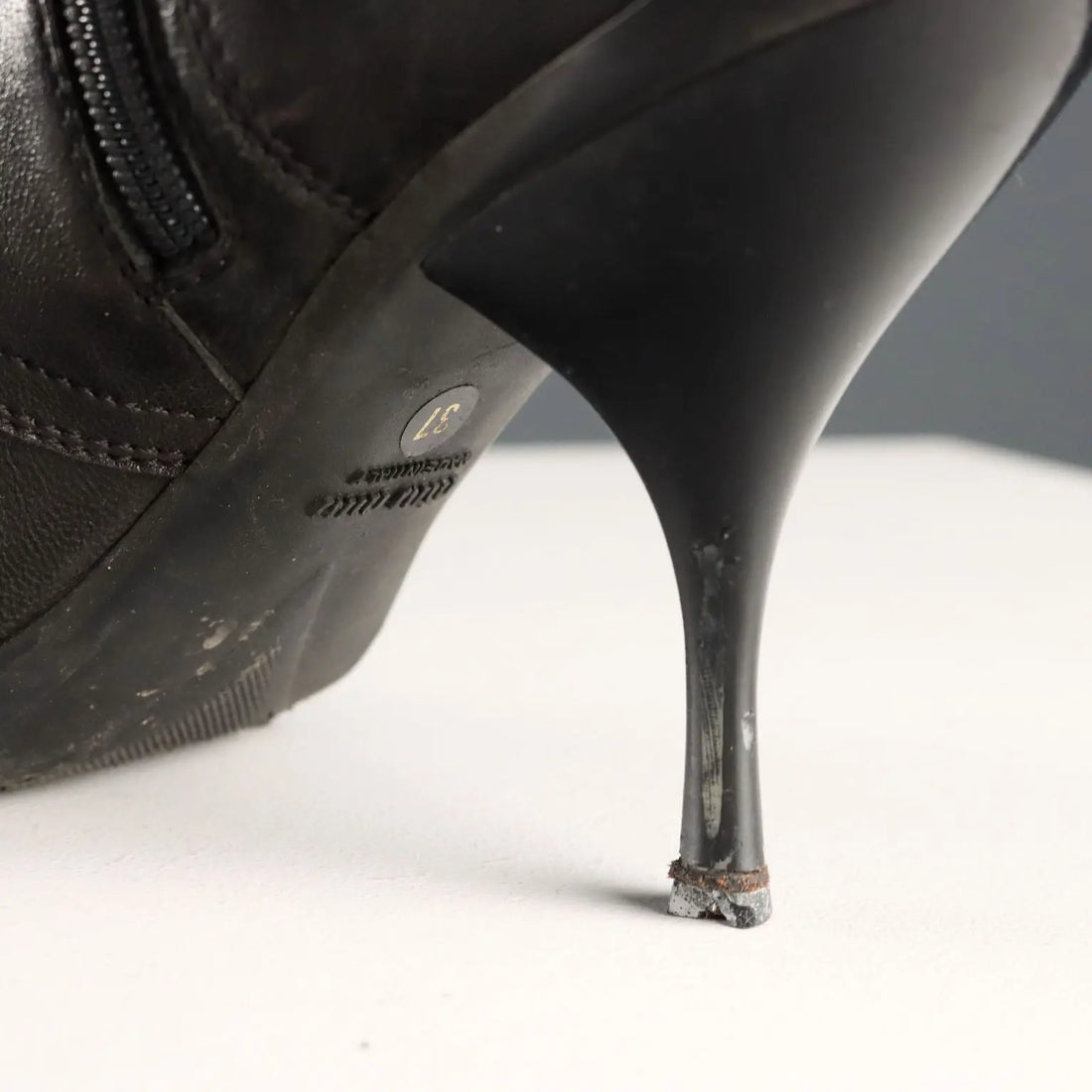 Miu Miu Ankle Boots Black Leather UK Size 4 Second Hand Italy - UK Size 4 | Clothing & House Linens | Second hand