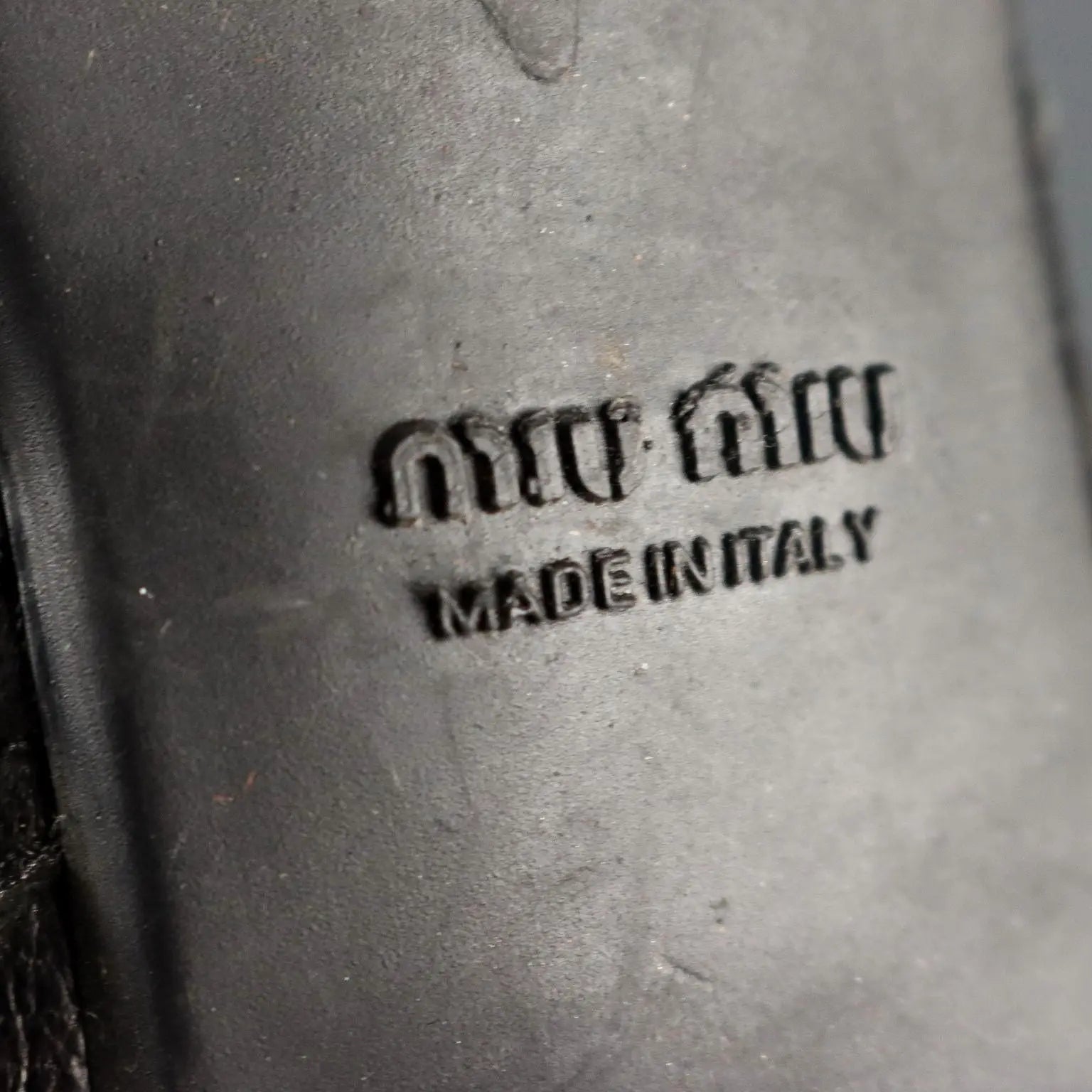 Miu Miu Ankle Boots Black Leather UK Size 4 Second Hand Italy - UK Size 4 | Clothing & House Linens | Second hand