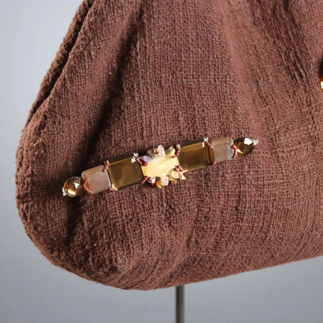 Ethnic Style Maliparmi Shoulder Bag Leather Second Hand