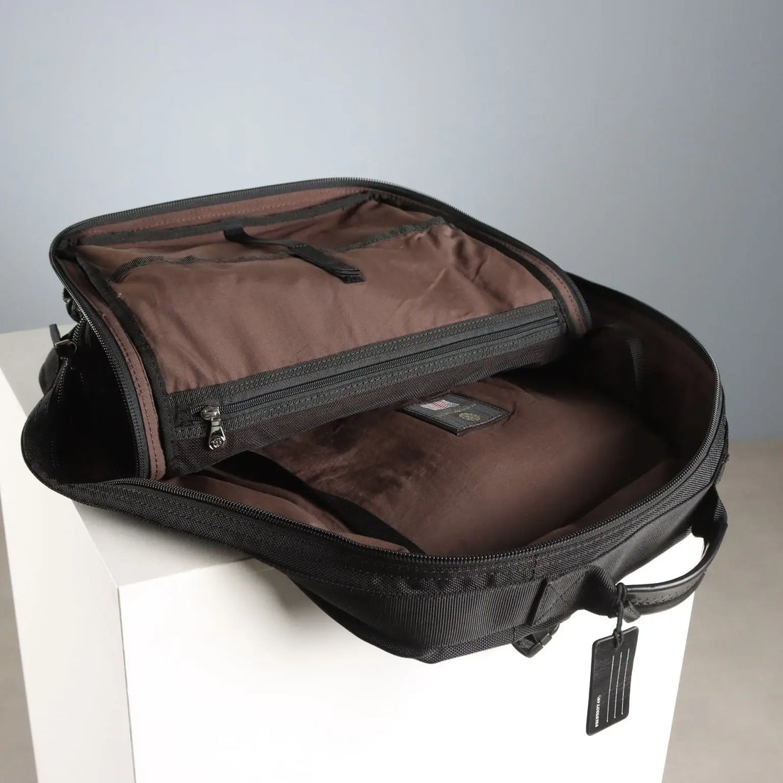 A.G. Spalding & Bros. Business Backpack Fabric Leather Second Hand
