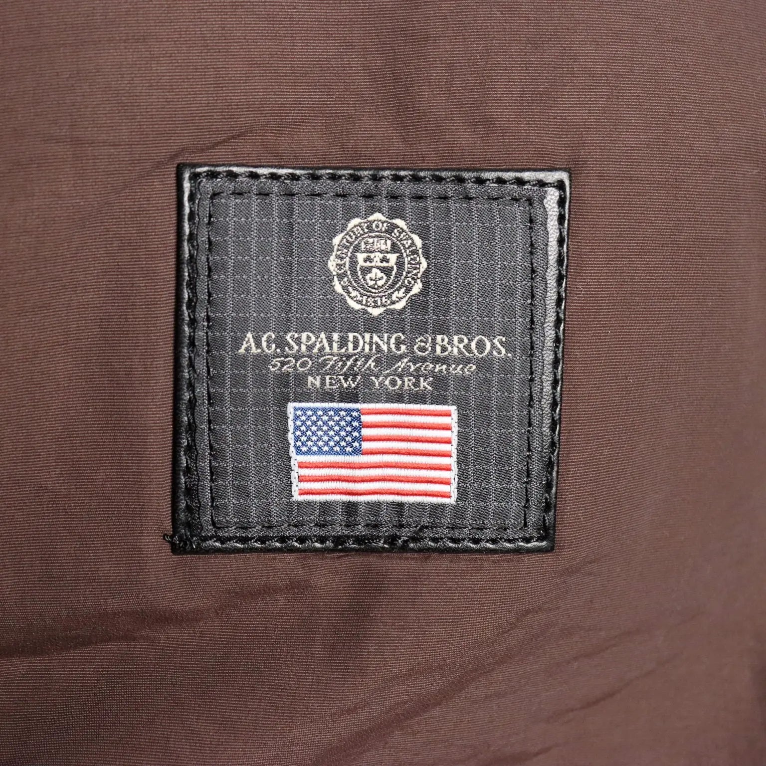 A.G. Spalding & Bros. Business Backpack Fabric Leather Second Hand