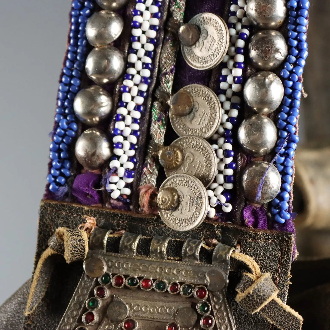 Dassios Boho Bag Pièce Unique Leather Greece 2000s
