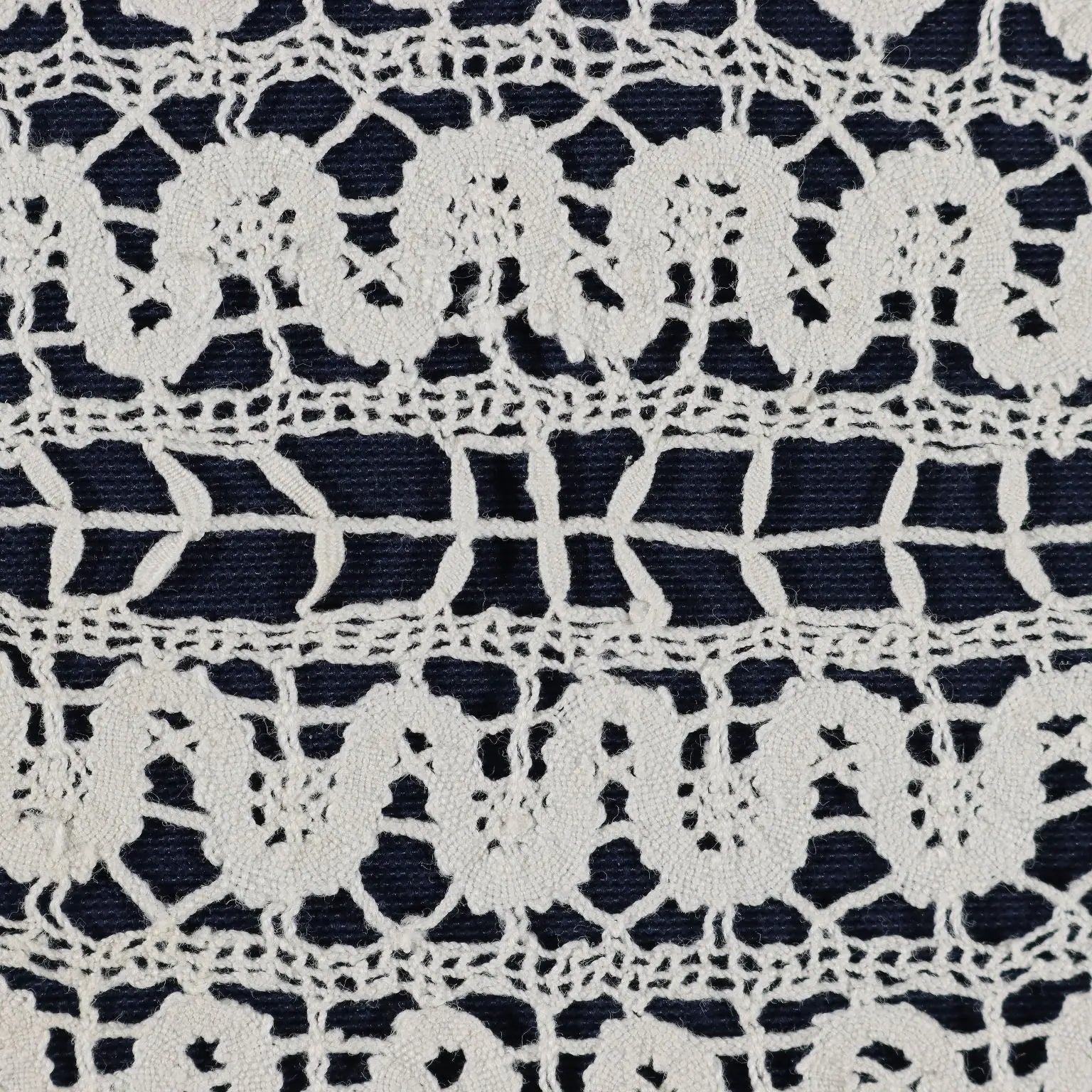 Oval Lace Doily Cotton Italy 20th Century | Clothing & House Linens  Antique House Linens