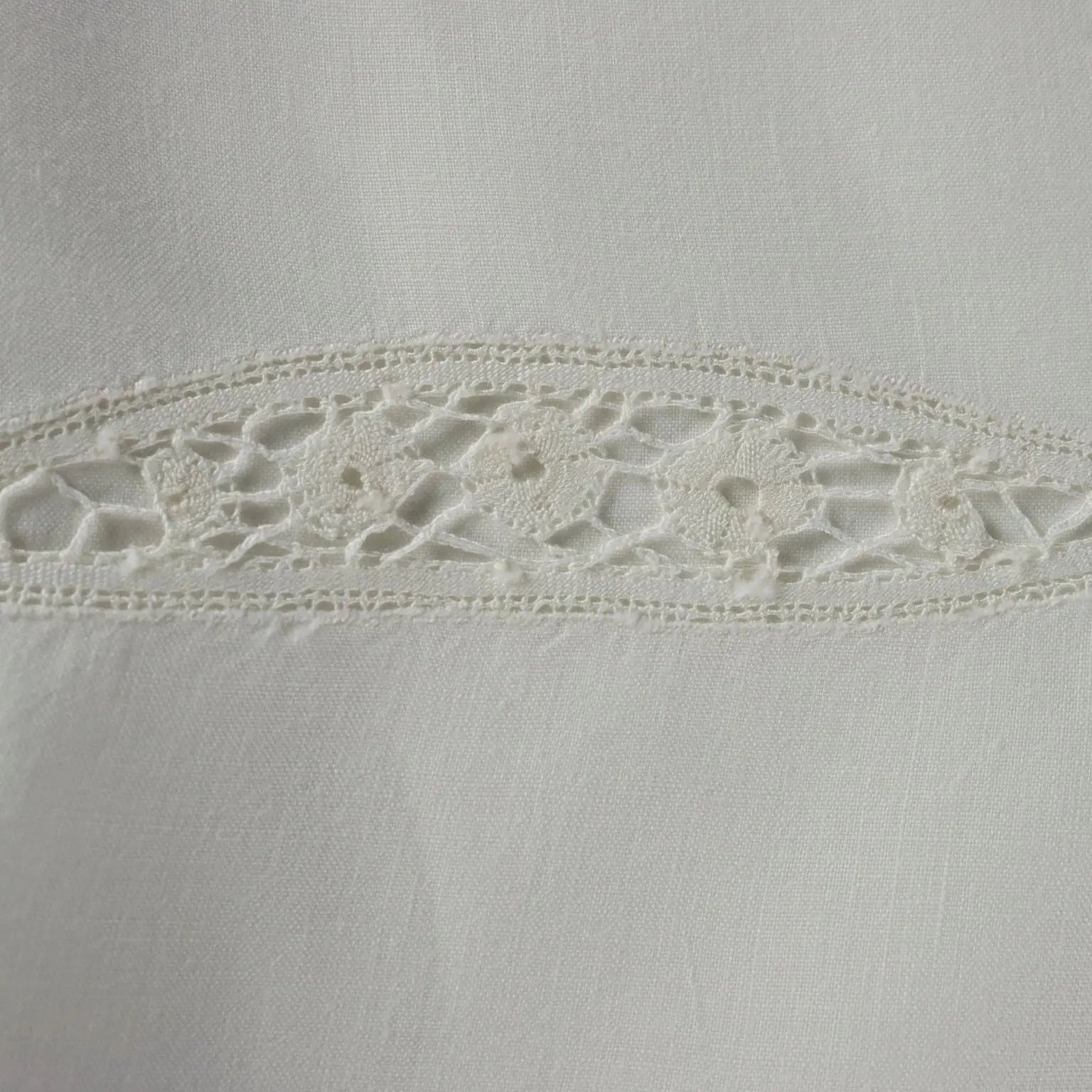 Double Bed Sheeth with 2 Pillowcases Linen Lace XX Century | Clothing & House Linens | Antique House Linens