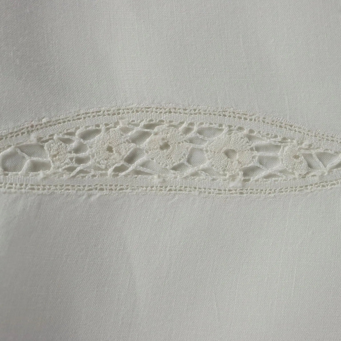 Double Bed Sheeth with 2 Pillowcases Linen Lace XX Century | Clothing & House Linens | Antique House Linens