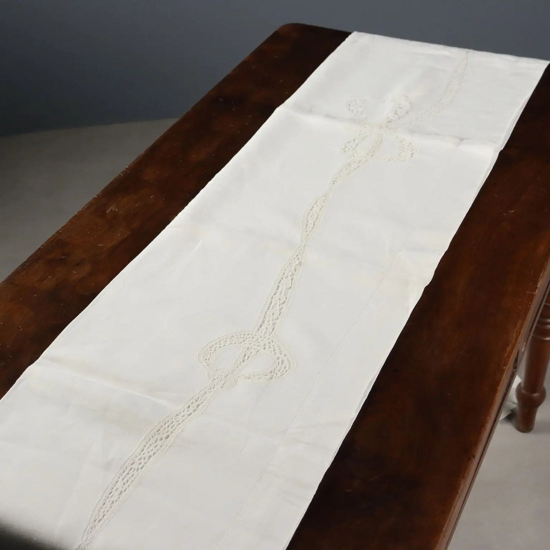 Double Bed Sheeth with 2 Pillowcases Linen Lace XX Century | Clothing & House Linens | Antique House Linens