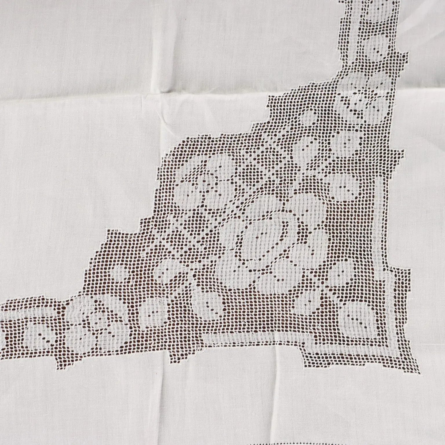 Double Bed Sheeth Linen with 2 Pillowcases Italy Second Hand - Italy, XX Century | Clothing & House Linens | Antique House Linens