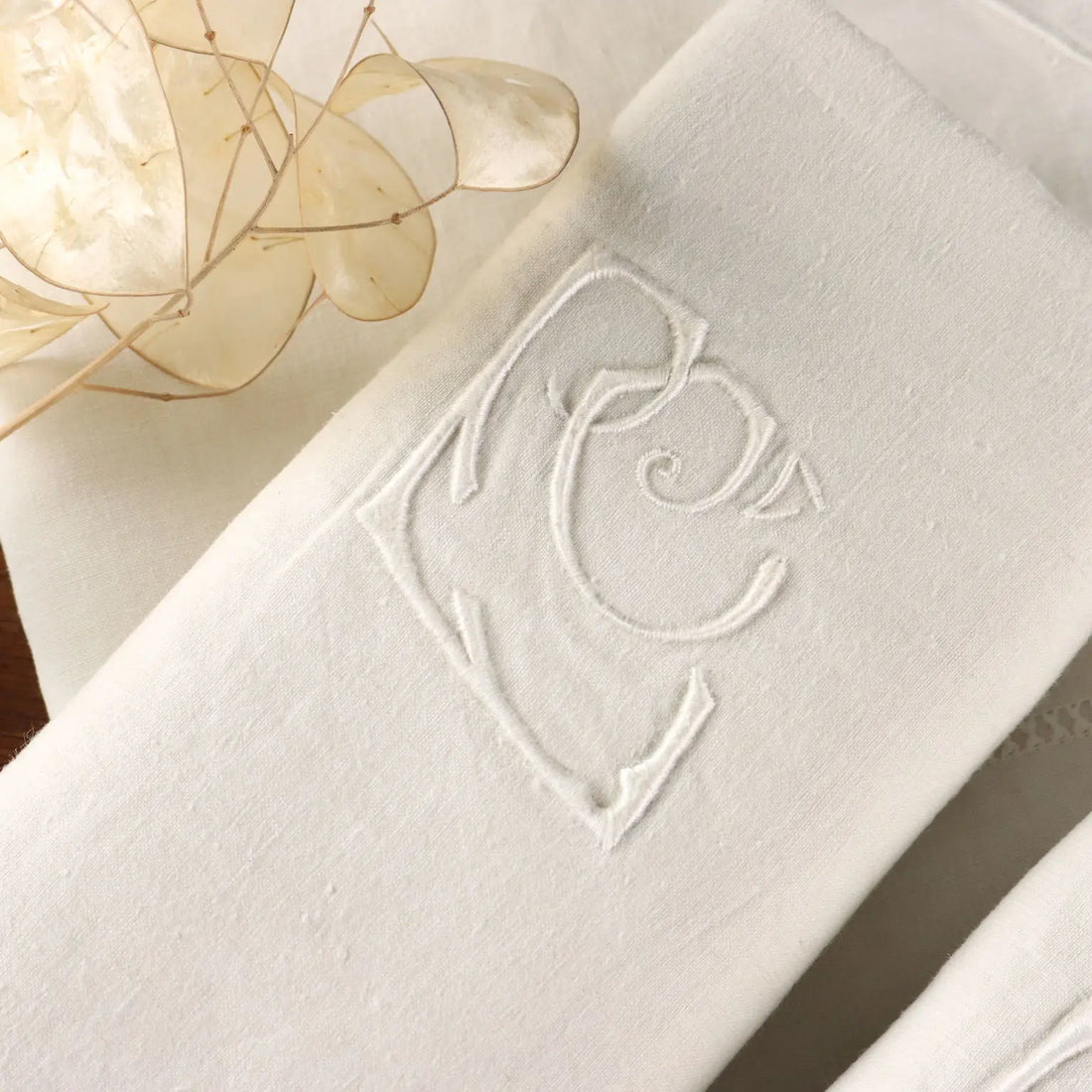 Double Bed Sheeth with 2 Pillowcases Linen Italy 110 x 91 In - 110 x 91 In | Clothing & House Linens | Antique House Linens