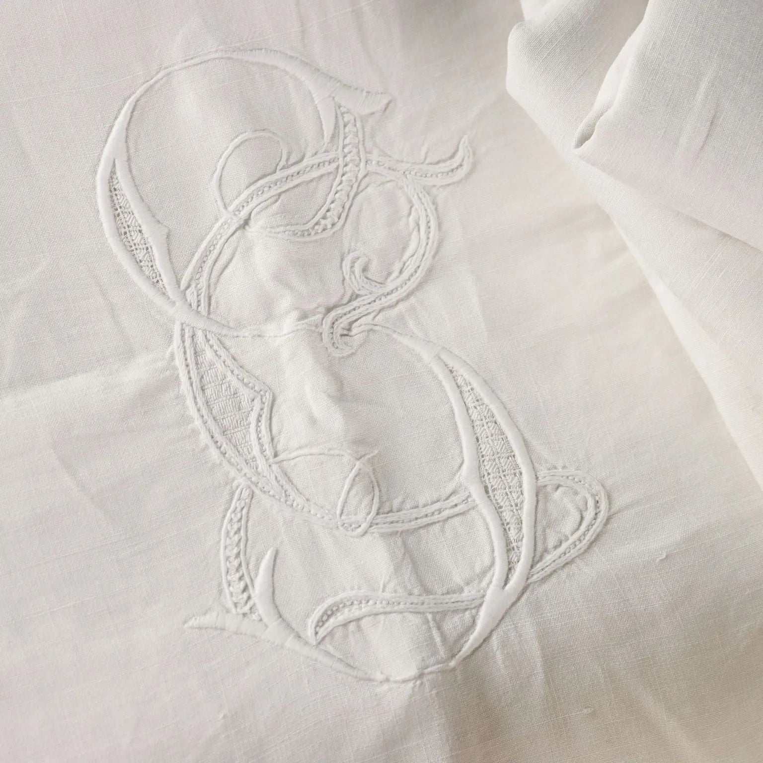 Double Bed Sheeth Linen Second Hand Italy - Italy, XX Century | Clothing & House Linens | Antique House Linens