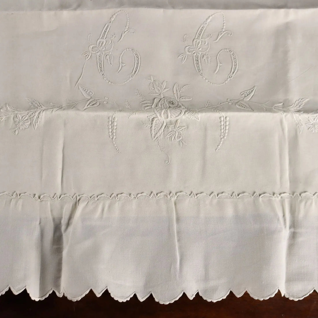 Double Bed Sheet with Four Pillowcases Linen Italy XIX-XX Century | Clothing & House Linens | Antique House Linens