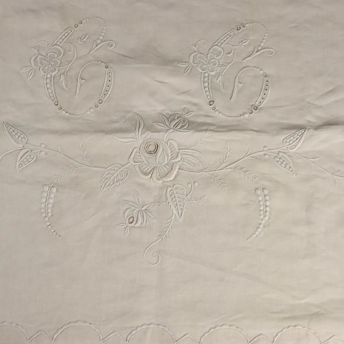 Double Bed Sheet with Four Pillowcases Linen Italy XIX-XX Century | Clothing & House Linens | Antique House Linens