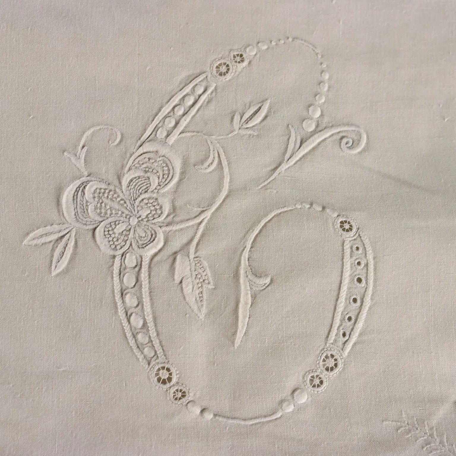 Double Bed Sheet with Four Pillowcases Linen Italy XIX-XX Century | Clothing & House Linens | Antique House Linens