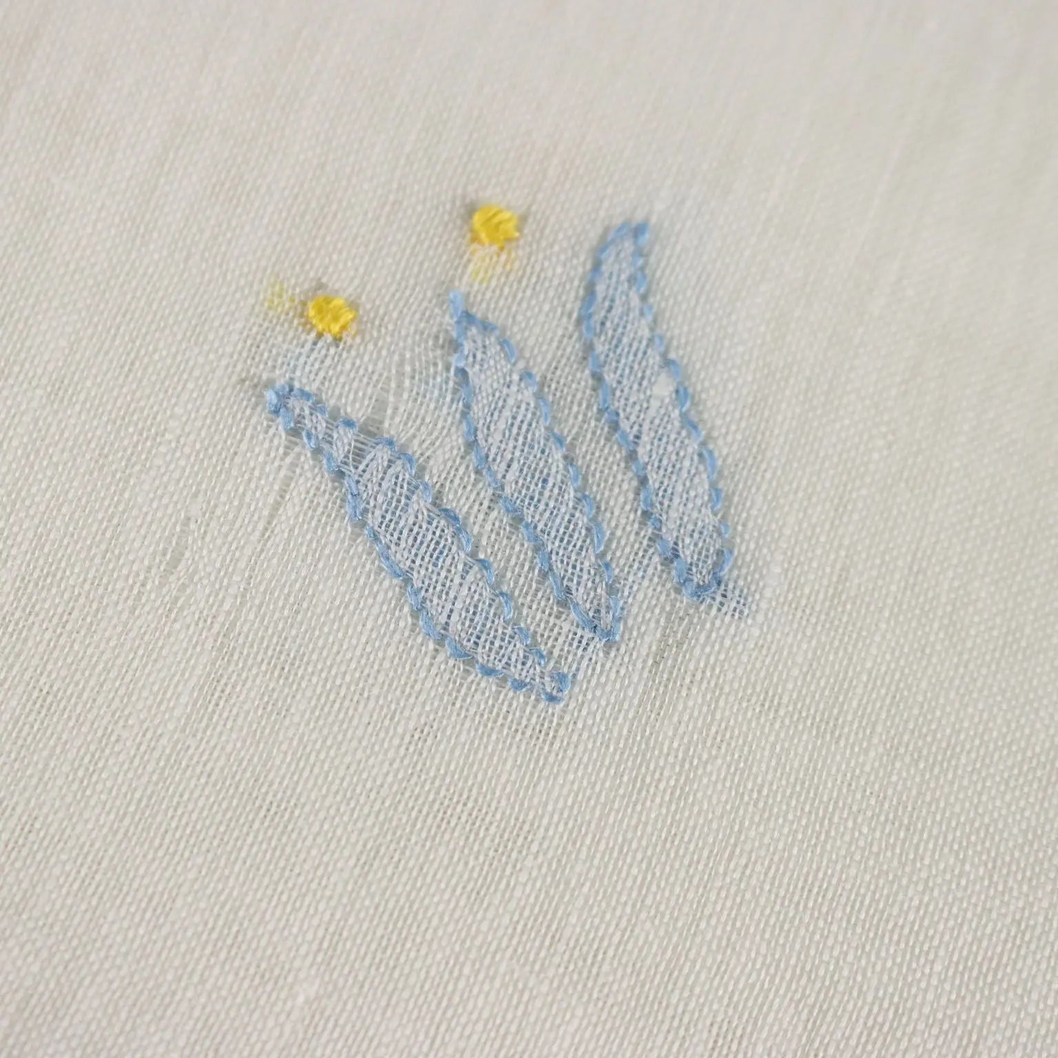 Linen Tablecloth with 12 Napkins Stitch Italy Second Hand | Clothing & House Linens | Antique House Linens