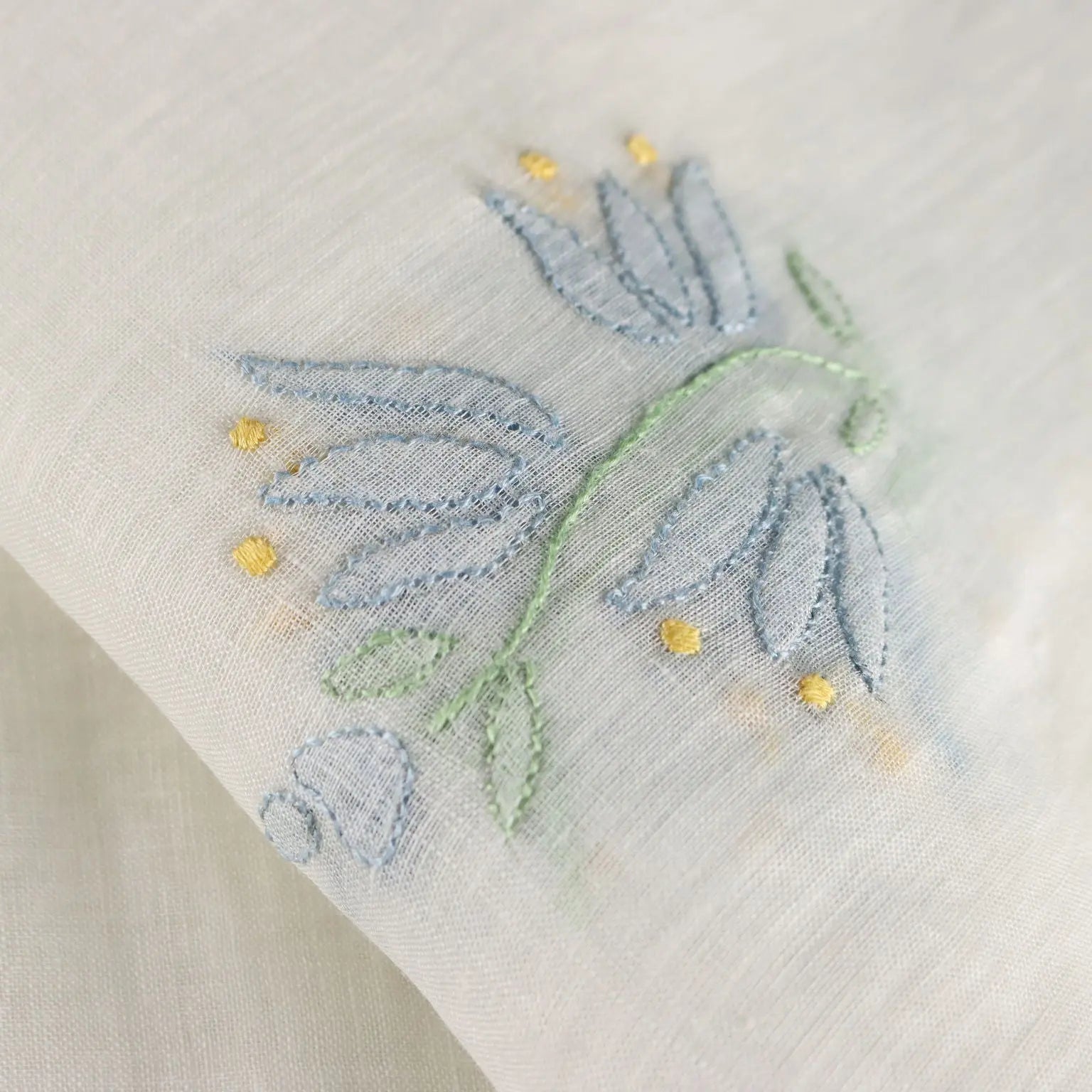 Linen Tablecloth with 12 Napkins Stitch Italy Second Hand | Clothing & House Linens | Antique House Linens