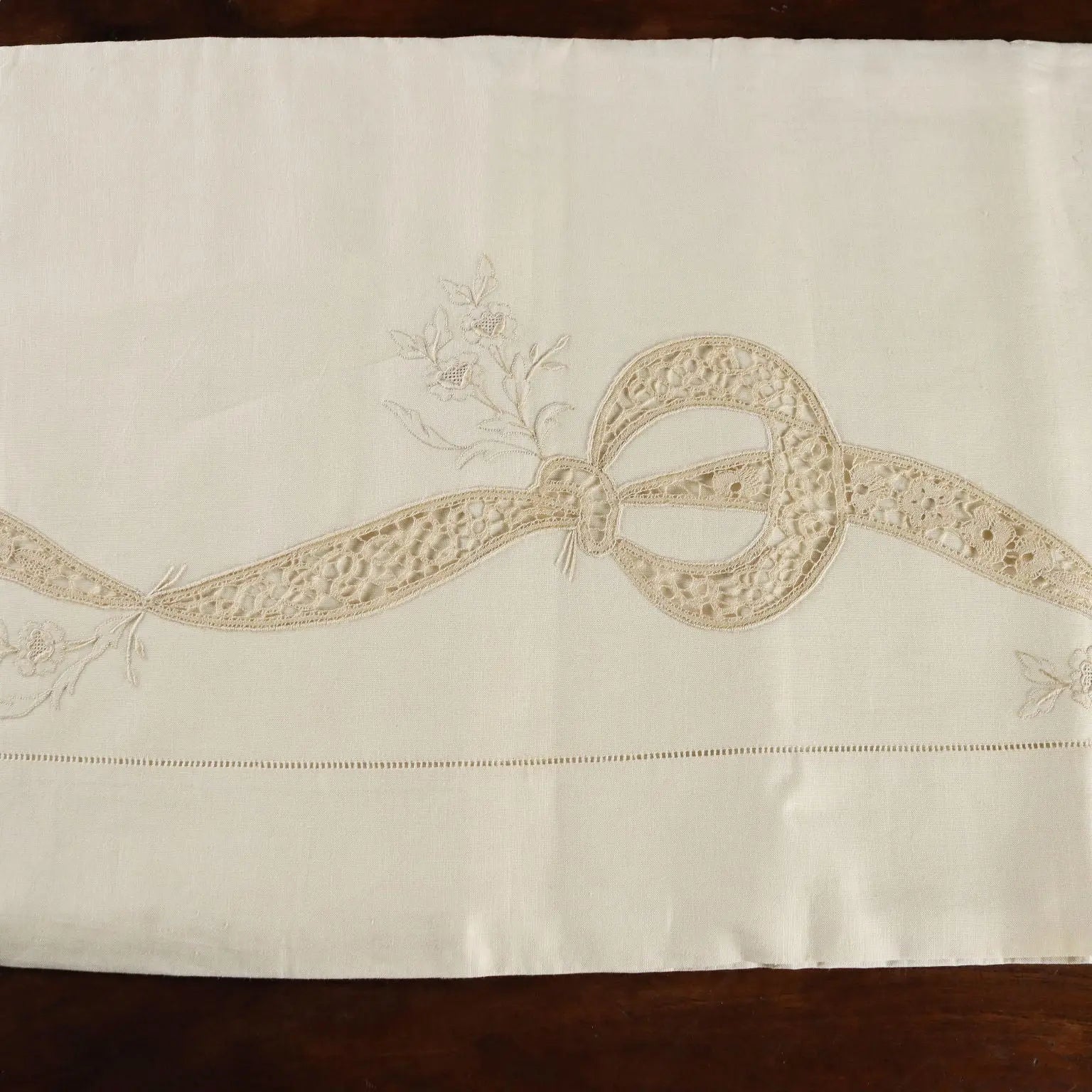 Double Sheet with 2 Pillowcases Linen Second Hand Italy | Clothing & House Linens | Antique House Linens
