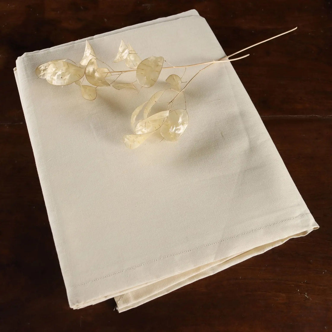 Double Bed Sheet with 2 Pillowcases Linen Satin Stitch Italy | Clothing & House Linens | Antique House Linens