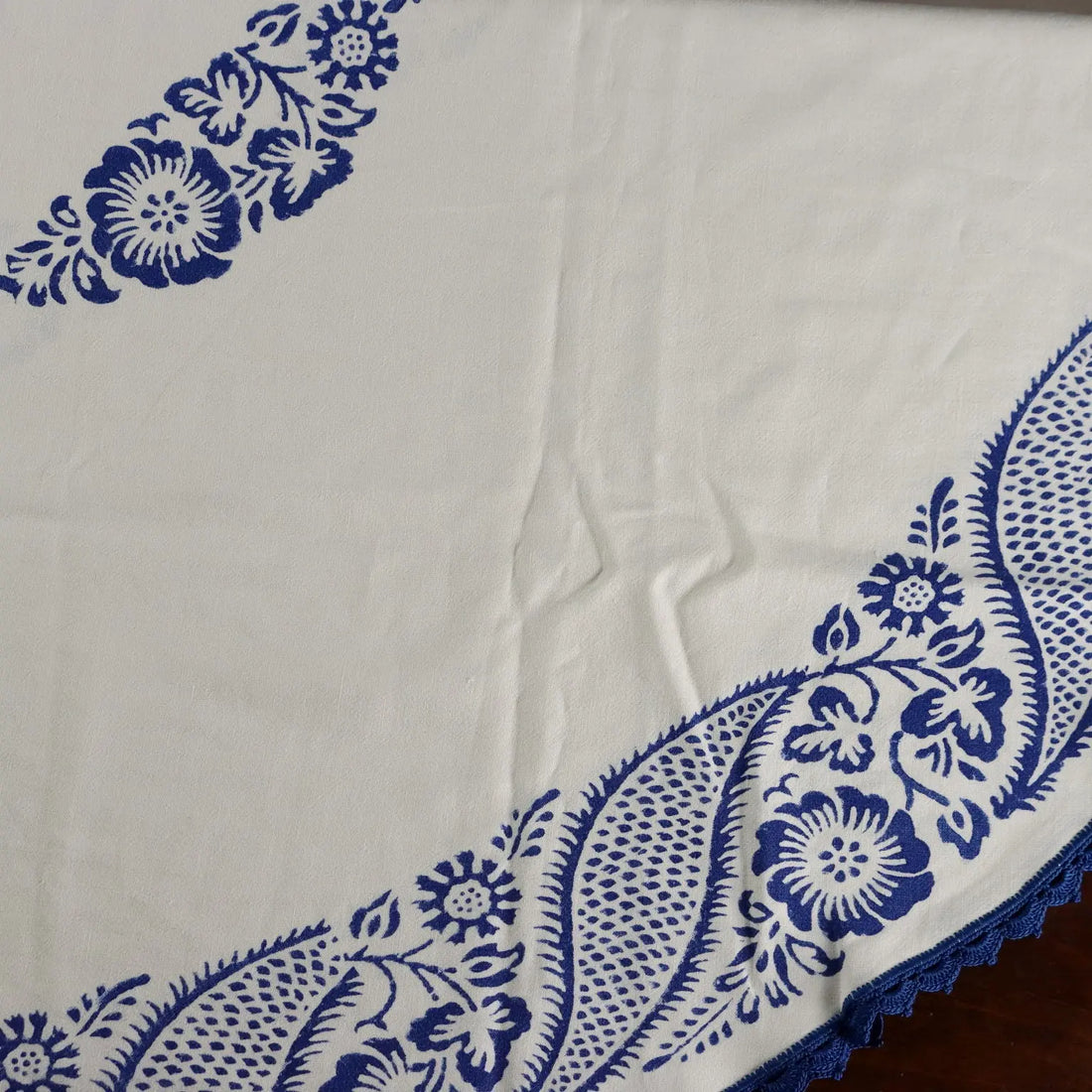 Pascucci Oval Tablecloth Linen 6 Napkins Second Hand Italy - 84 x 74 In | Clothing & House Linens | Antique House Linens