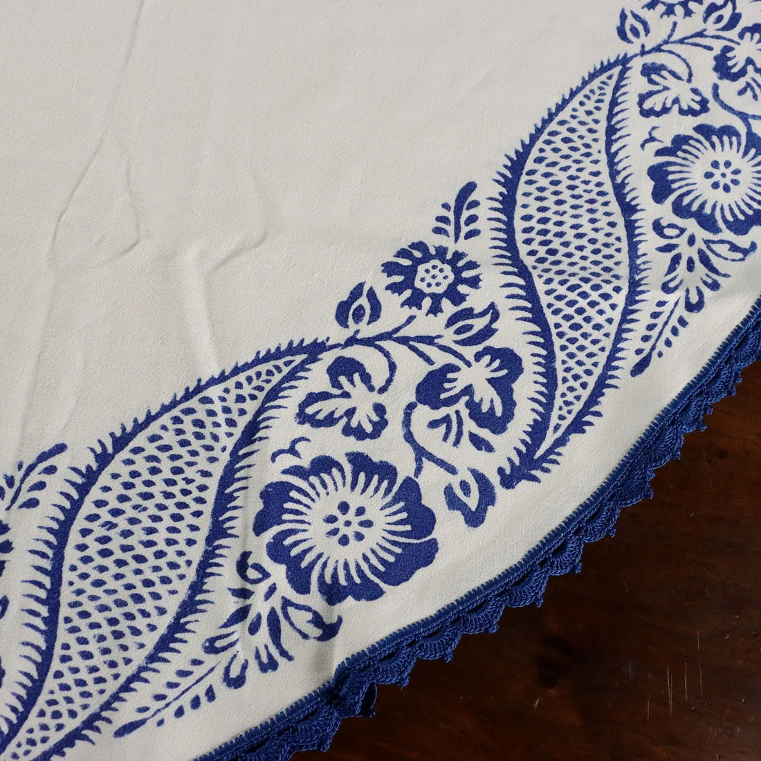 Pascucci Oval Tablecloth Linen 6 Napkins Second Hand Italy - 84 x 74 In | Clothing & House Linens | Antique House Linens
