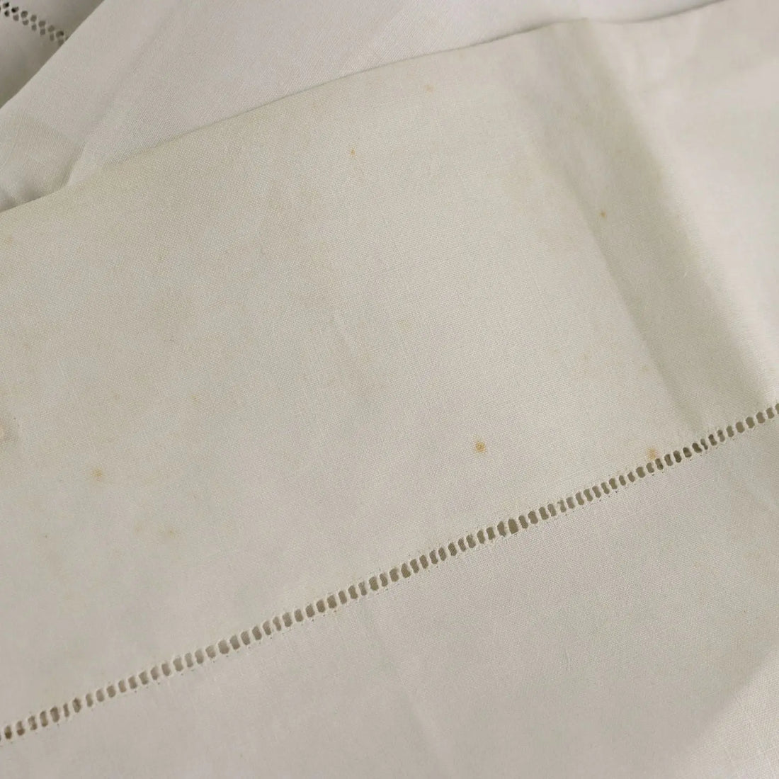 Tablecloth with 12 Napkins Linen Full Stich 60 x 59 In - 60 x 59 In | Clothing & House Linens | Antique House Linens