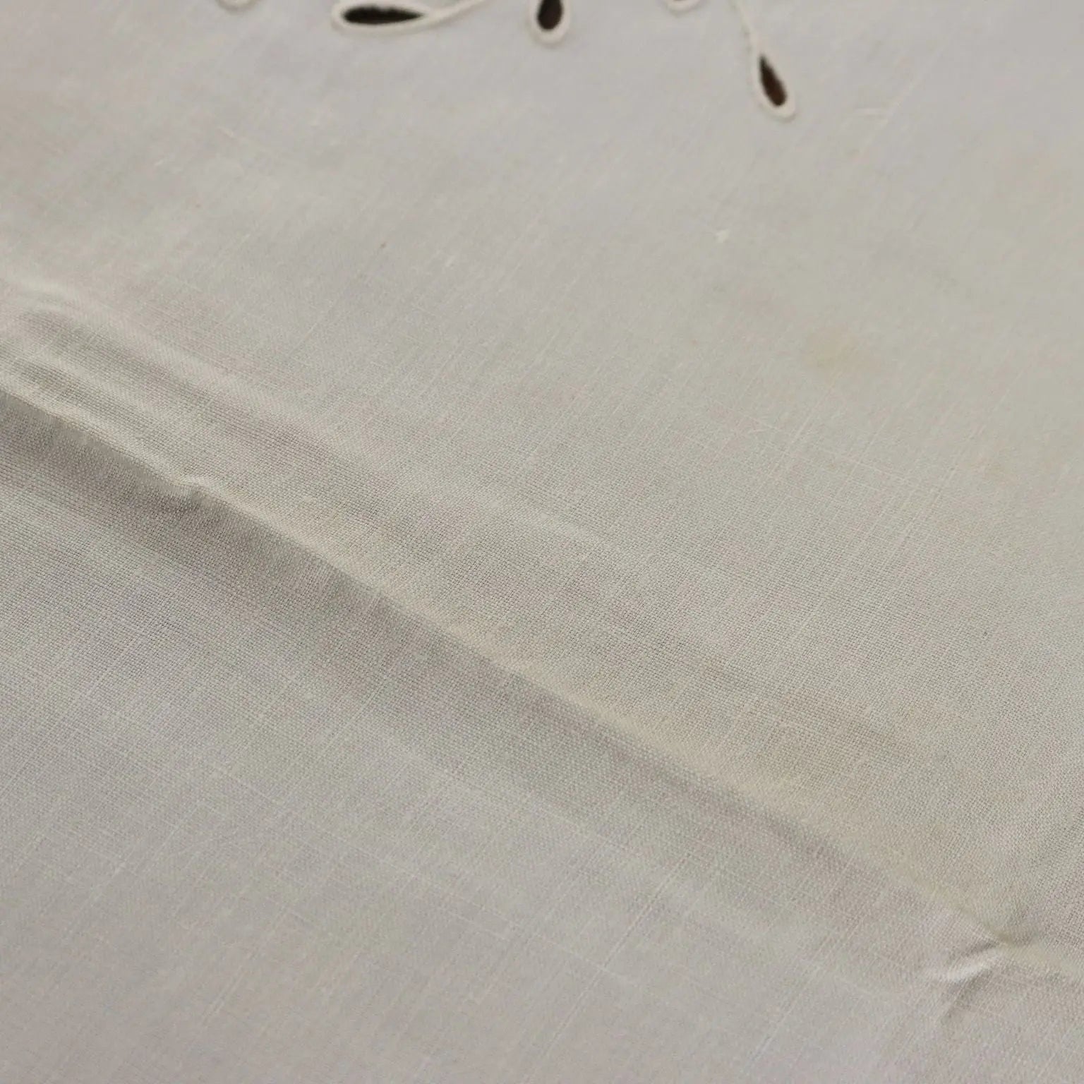 Tablecloth with 12 Napkins Linen Full Stich 60 x 59 In - 60 x 59 In | Clothing & House Linens | Antique House Linens