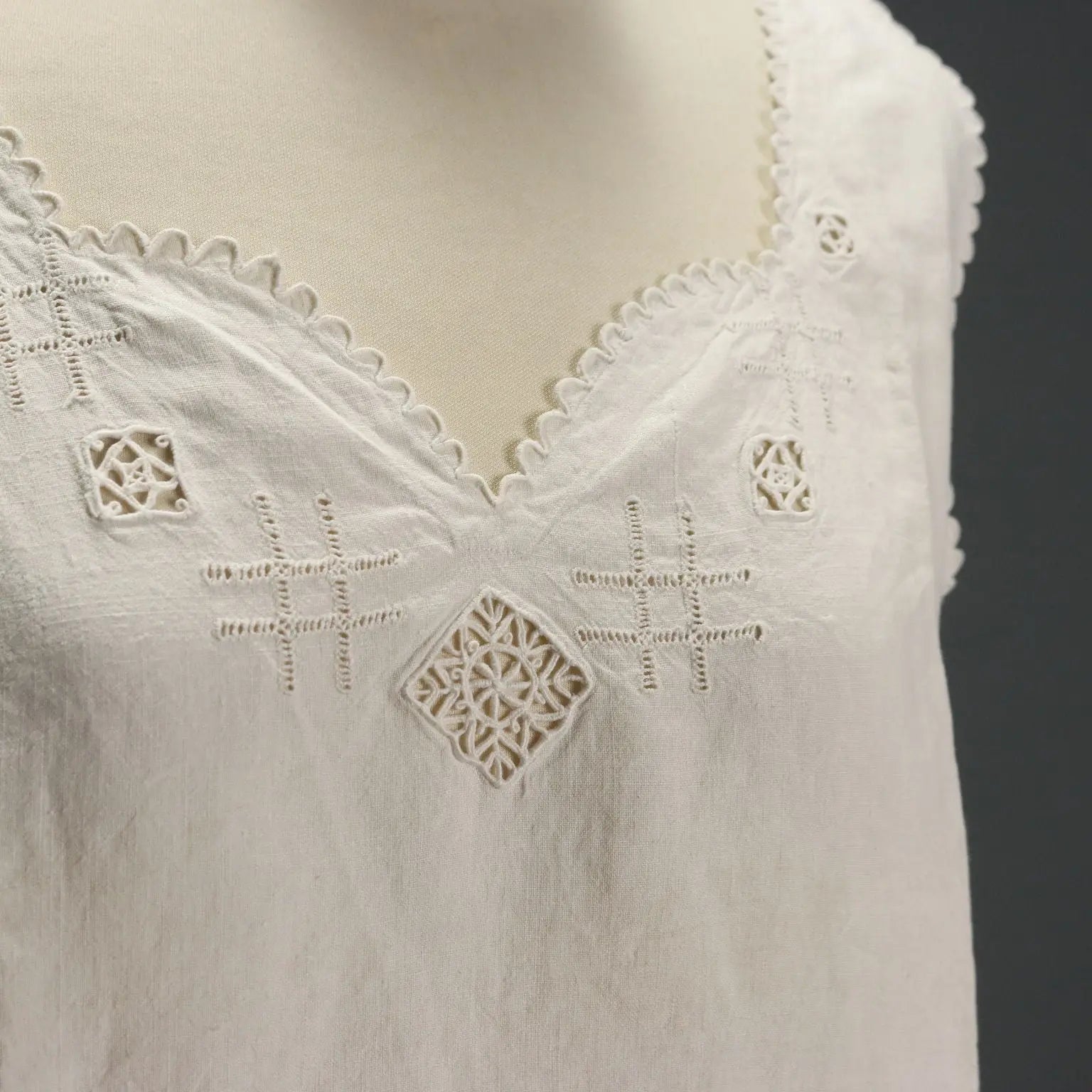 Linen Nightgown Unique Size Second Hand Italy