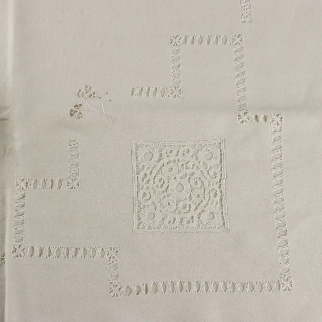 Double Bed Sheeth Cantù Lace Pillowcases 103 x 101 In - 103 x 101 In | Clothing & House Linens | Antique House Linens