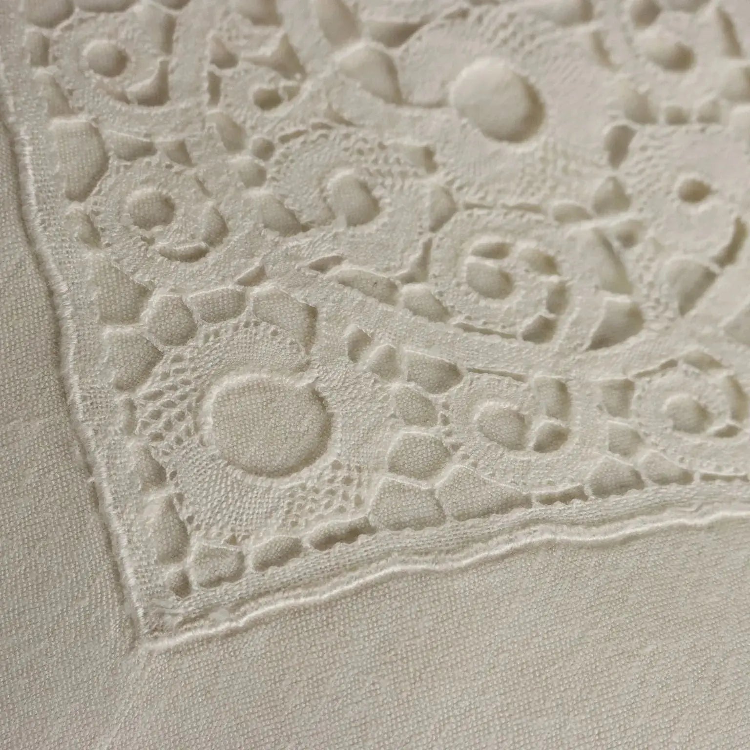 Double Bed Sheeth Cantù Lace Pillowcases 103 x 101 In - 103 x 101 In | Clothing & House Linens | Antique House Linens