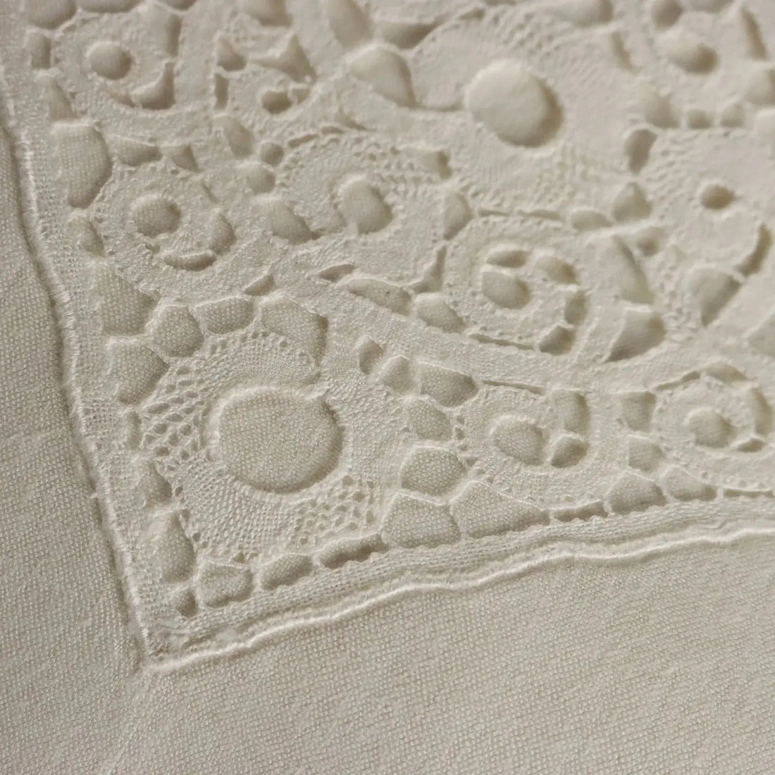 Double Bed Sheeth Cantù Lace Pillowcases 103 x 101 In - 103 x 101 In | Clothing & House Linens | Antique House Linens