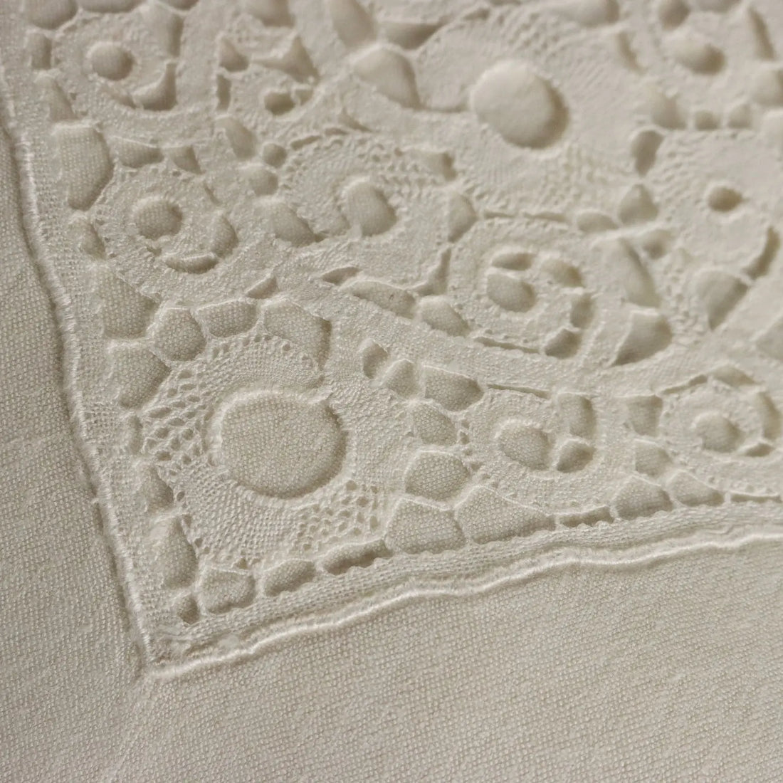 Double Bed Sheeth Cantù Lace Pillowcases 103 x 101 In - 103 x 101 In | Clothing & House Linens | Antique House Linens